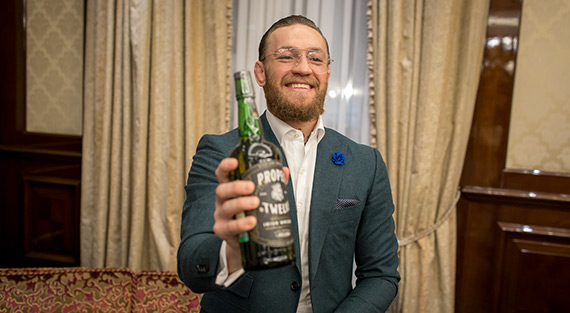 Конор Макгрегор: «Моим следующим напитком может стать розовое шампанское»