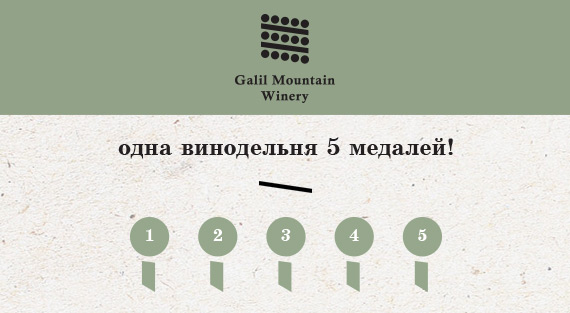 Galil Mountain Winery – одна винодельня 5 медалей!