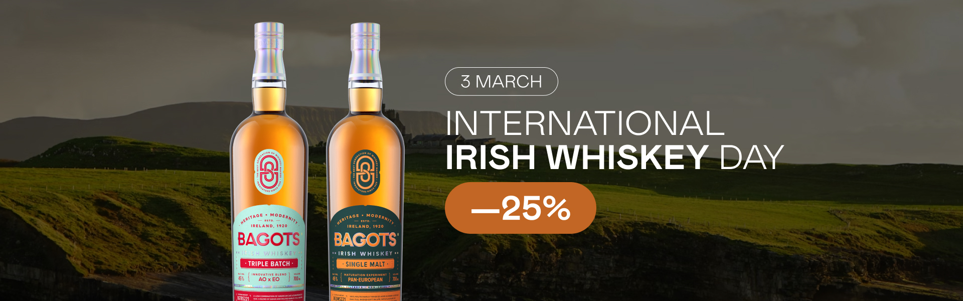 3 March - International Irish Whiskey Day